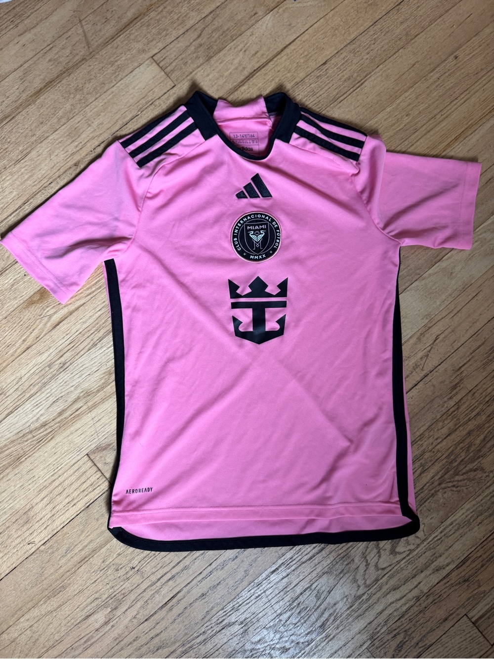 Adidas Messi #10 Inter Miami Pink Jersey 13-14Y
